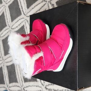 NWT Sorel Toddler Whitney II Strap Pink Waterproof Boots